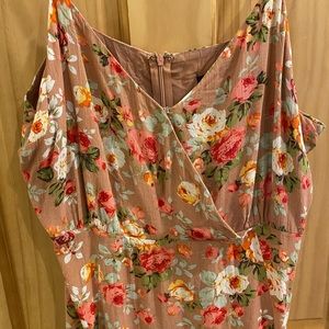 Lulus floral maxi dress